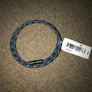 BUGATCHI LEATHER BRACELET